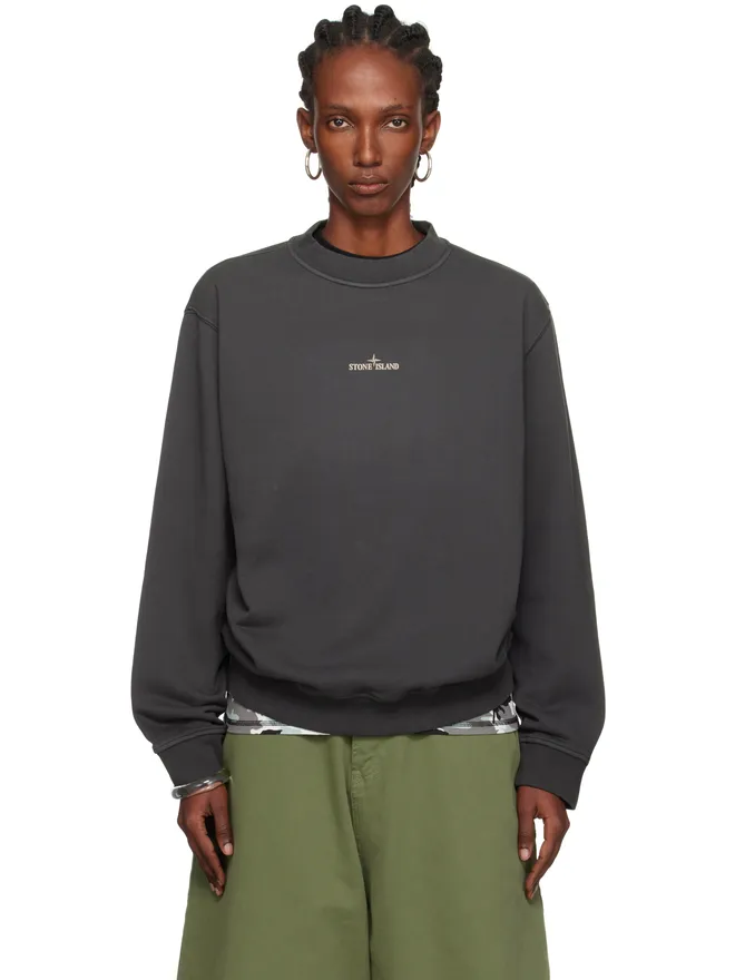 Stone Island Stone Island 6100018 コットンフリース スウェットシャツの商品画像
