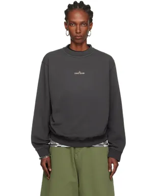 Stone Island 6100018 コットンフリース スウェットシャツ - サムネイル1