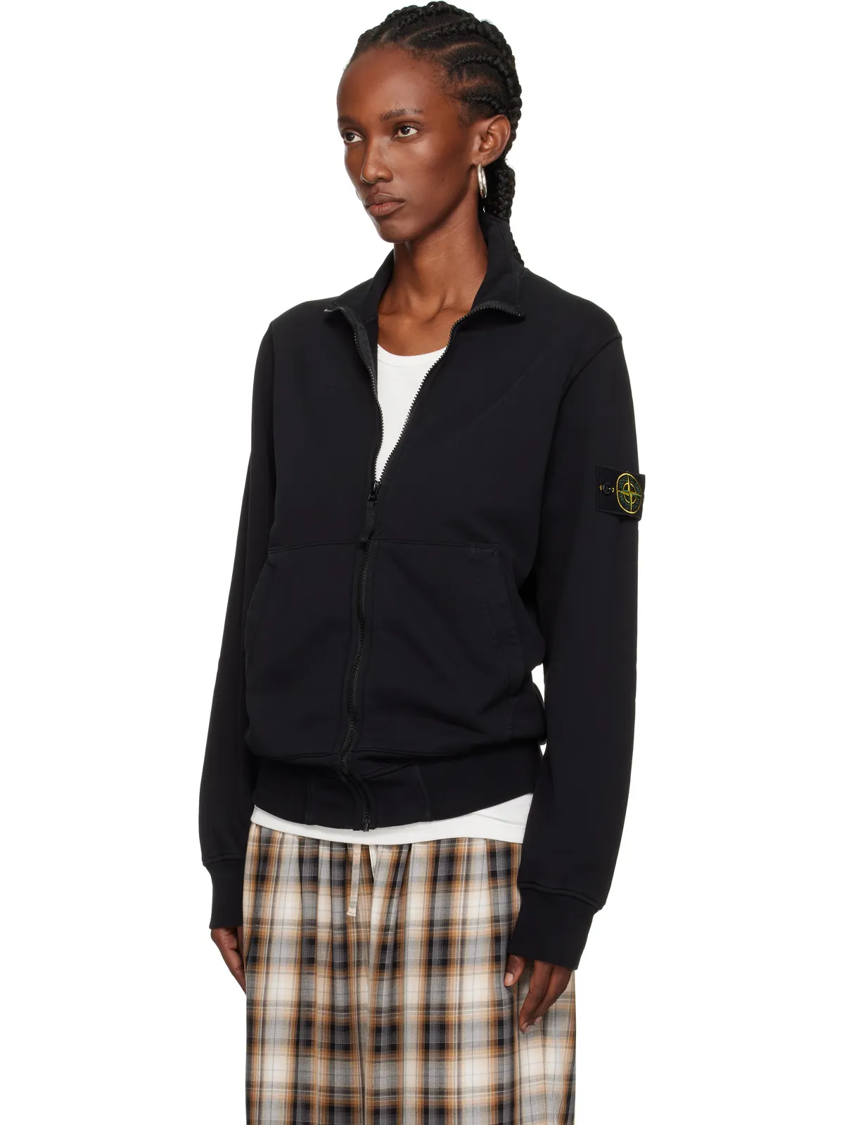 Stone Island 6100063 Organic Cotton Fleece ジャケット - 画像4