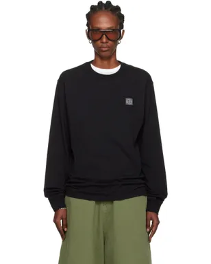 Stone Island 2100030 Organic Cotton Jersey 'Fissato' Effect Tシャツ - サムネイル1