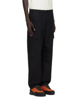 Stone Island ブラック 3100019 Weatherproof Cotton Ghost カーゴパンツ - サムネイル2