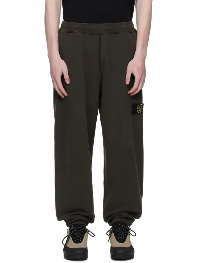 Stone Island Stone Island 6200004 ブラッシュド オーガニックコットン フリース スウェットパンツの商品画像