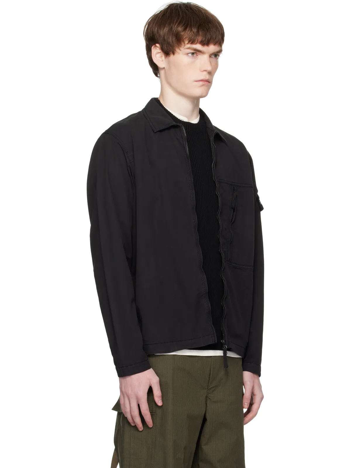 Stone Island 1200003 Supima Cotton Twill Stretch-TC ジャケット - 画像2