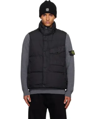 Stone Island G100003 Crinkle Reps NY ダウンベスト - サムネイル1
