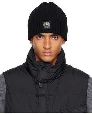 Stone Island N100002 フルリブ ビーニー - サムネイル1