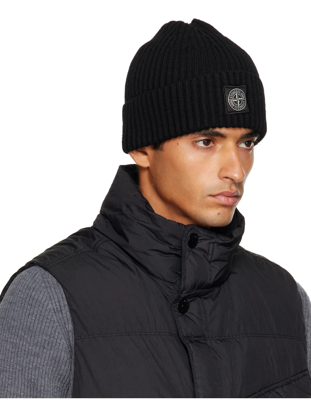 Stone Island N100002 フルリブ ビーニー - 画像2
