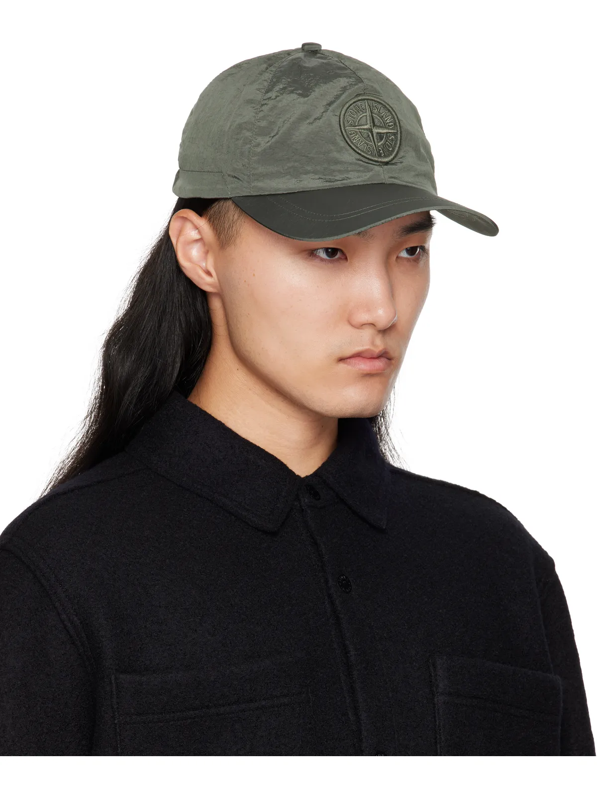 Stone Island 9100011 Nylon Metal ECONYL キャップ - 画像2
