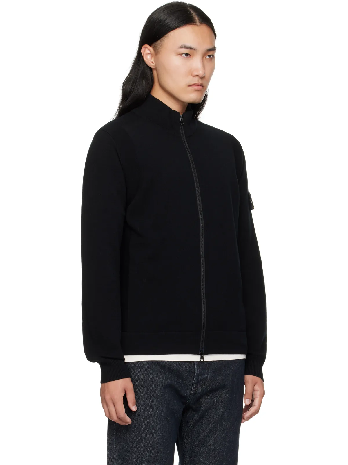 Stone Island 5100062 Stretch RWS Wool スウェットシャツ - 画像2