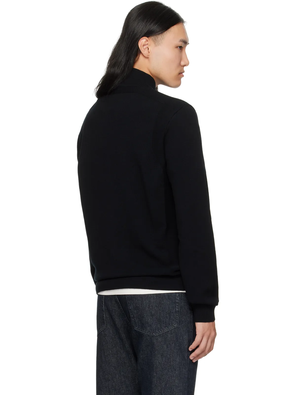 Stone Island 5100062 Stretch RWS Wool スウェットシャツ - 画像3
