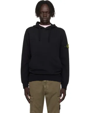 Stone Island 6100062 オーガニックコットン フリース フーディ - サムネイル1