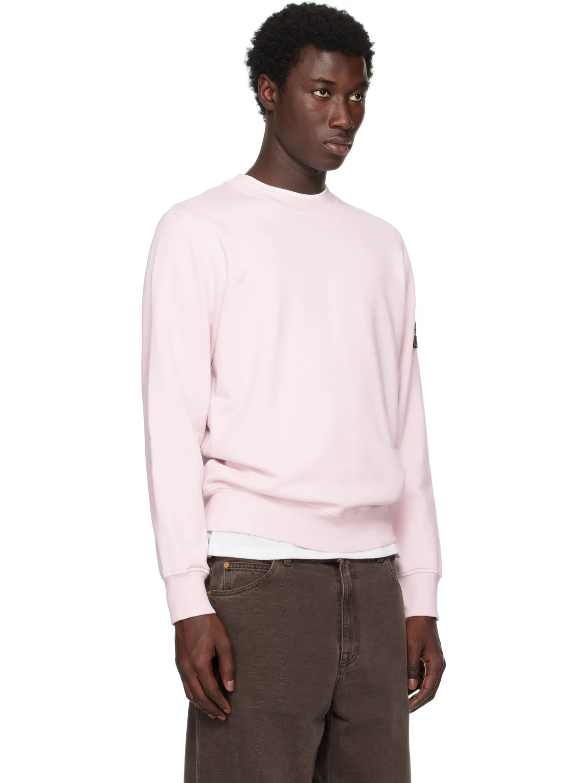 Stone Island 6100044 Organic Cotton Fleece スウェットシャツ - 画像2