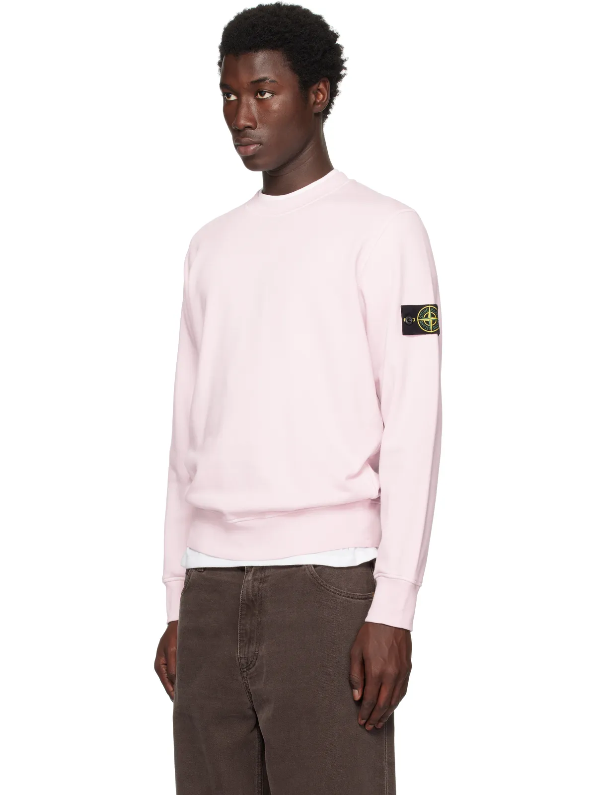 Stone Island 6100044 Organic Cotton Fleece スウェットシャツ - 画像4