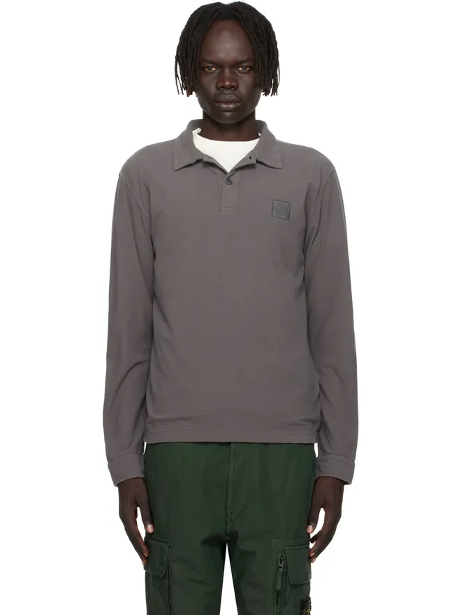 Stone Island Stone Island 2200011 コットン ジャージ 長袖ポロシャツの商品画像