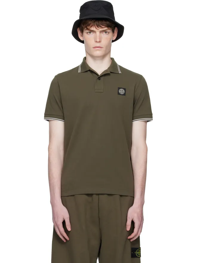 Stone Island Stone Island 2200007 オーガニックコットン ピケ ポロシャツの商品画像