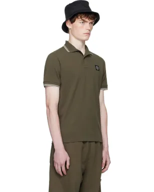 Stone Island 2200007 オーガニックコットン ピケ ポロシャツ - サムネイル2