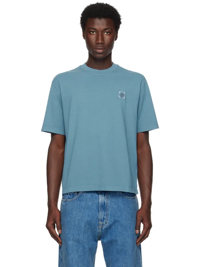 Stone Island Stone Island 2100237 Organic Cotton 'Fissato' Tシャツの商品画像