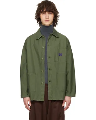 Needles Reversed Sateen カバーオール シャツ - サムネイル1