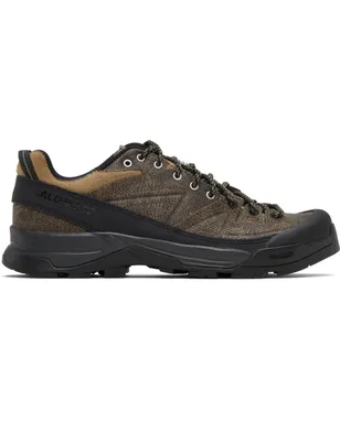 Salomon X-ALP Low ディストレス レザースニーカー - サムネイル1