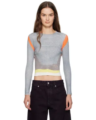 Eckhaus Latta Lapped Baby クルーネックTシャツ - サムネイル1
