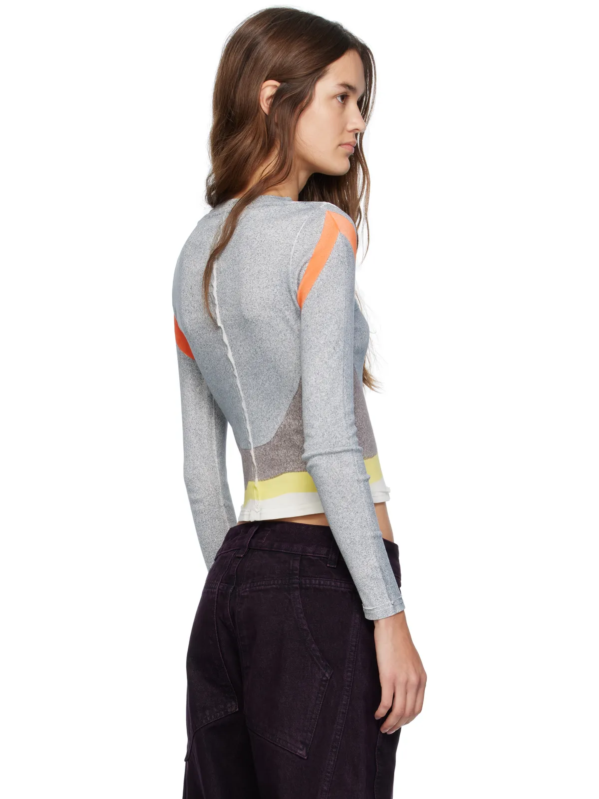 Eckhaus Latta Lapped Baby クルーネックTシャツ - 画像3