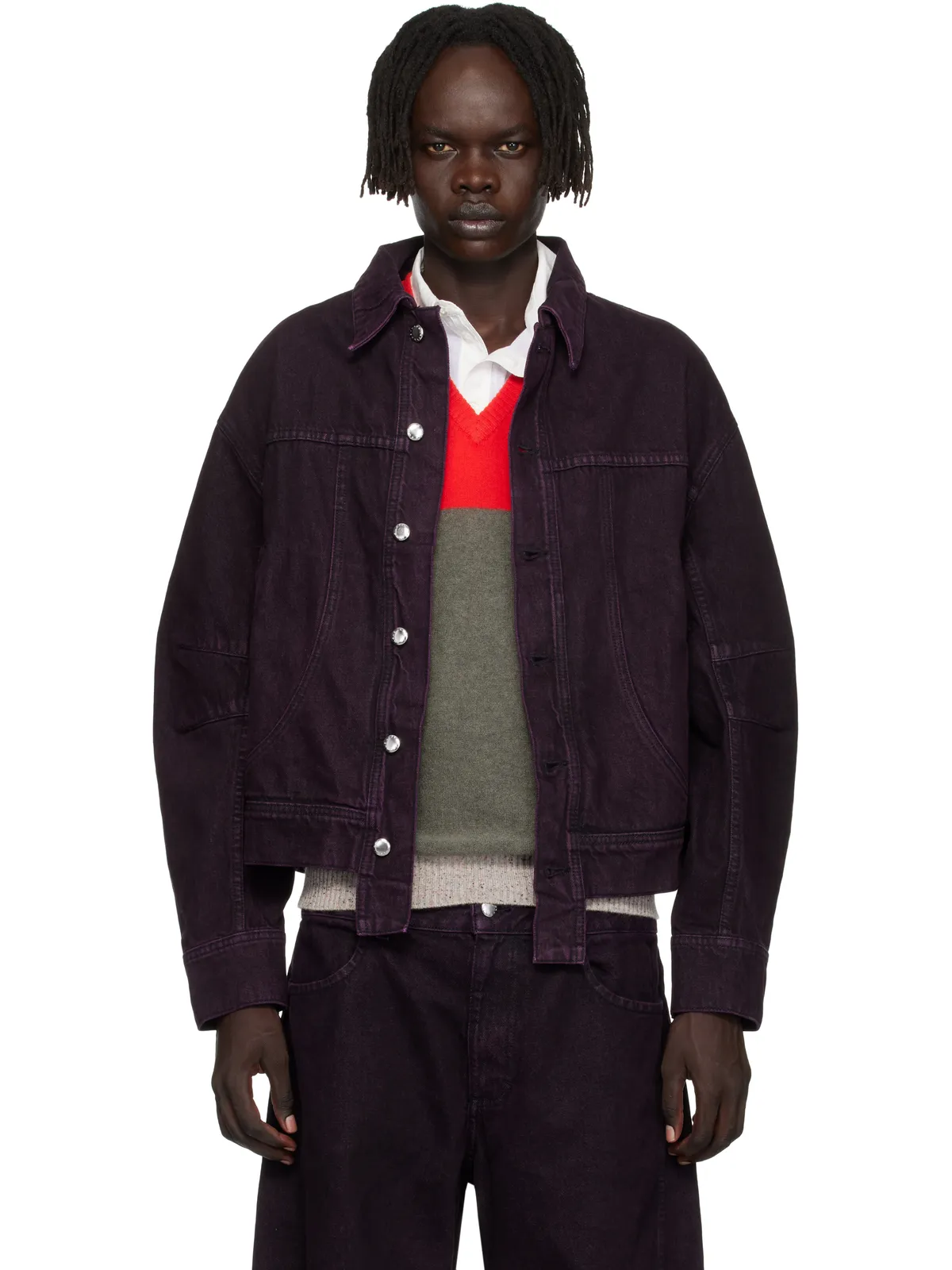 Eckhaus Latta 'El Jacket Redux' デニムジャケット - 画像1