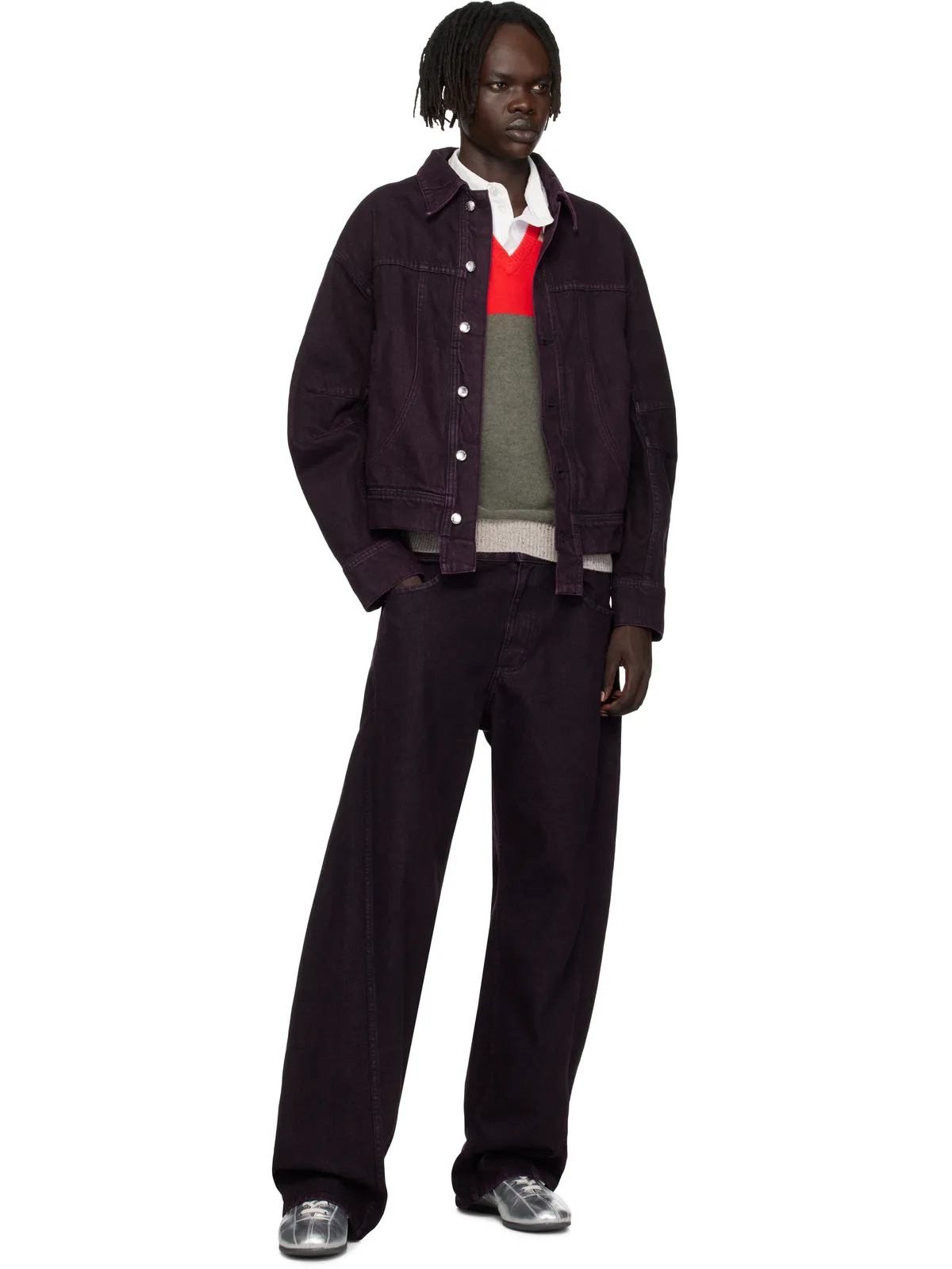 Eckhaus Latta 'El Jacket Redux' デニムジャケット - 画像4