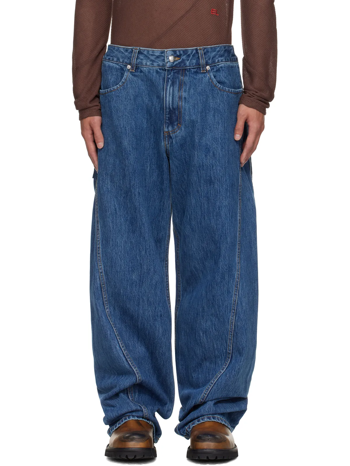 Eckhaus Latta Bend ジーンズ - 画像1