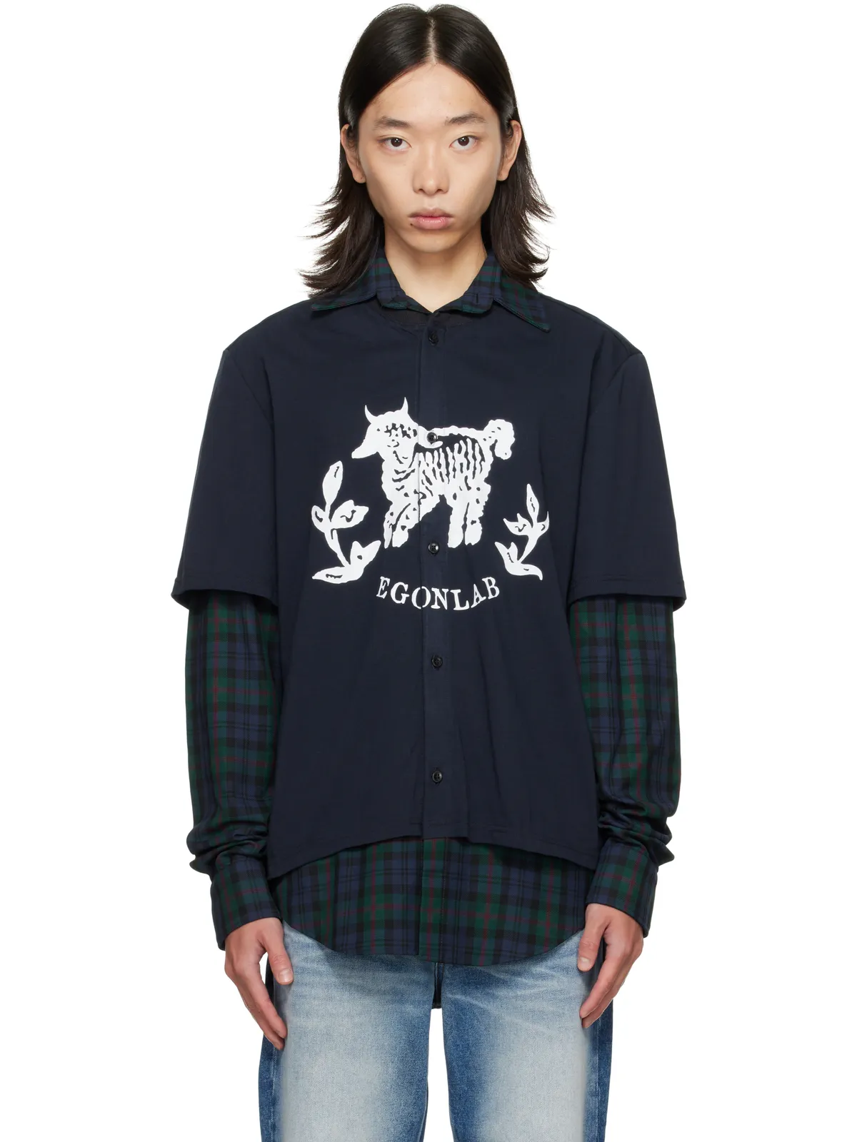 EGONlab Raglan Tailoring シャツ - 画像1