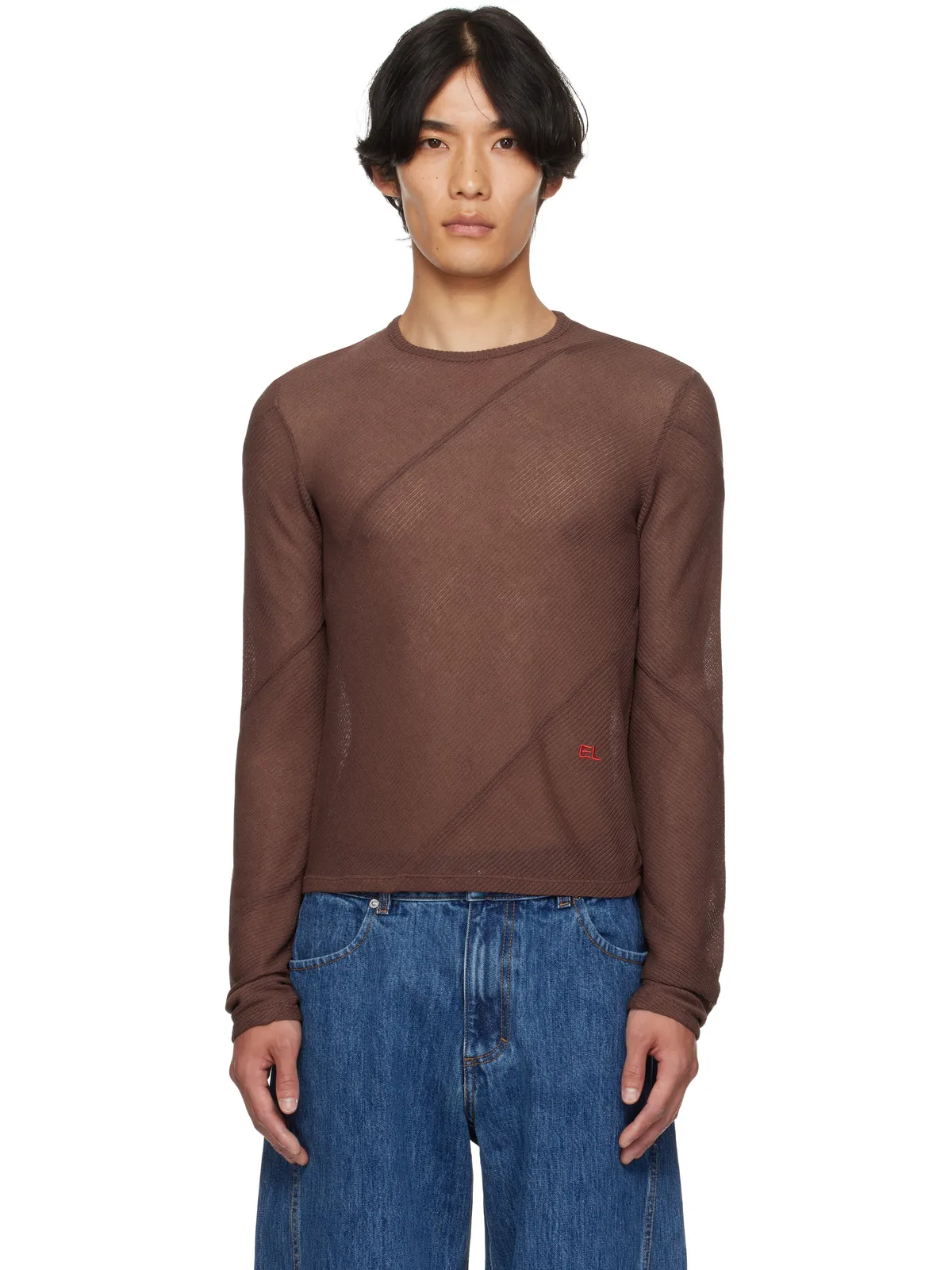 Eckhaus Latta Spiral 長袖トップス - 画像1