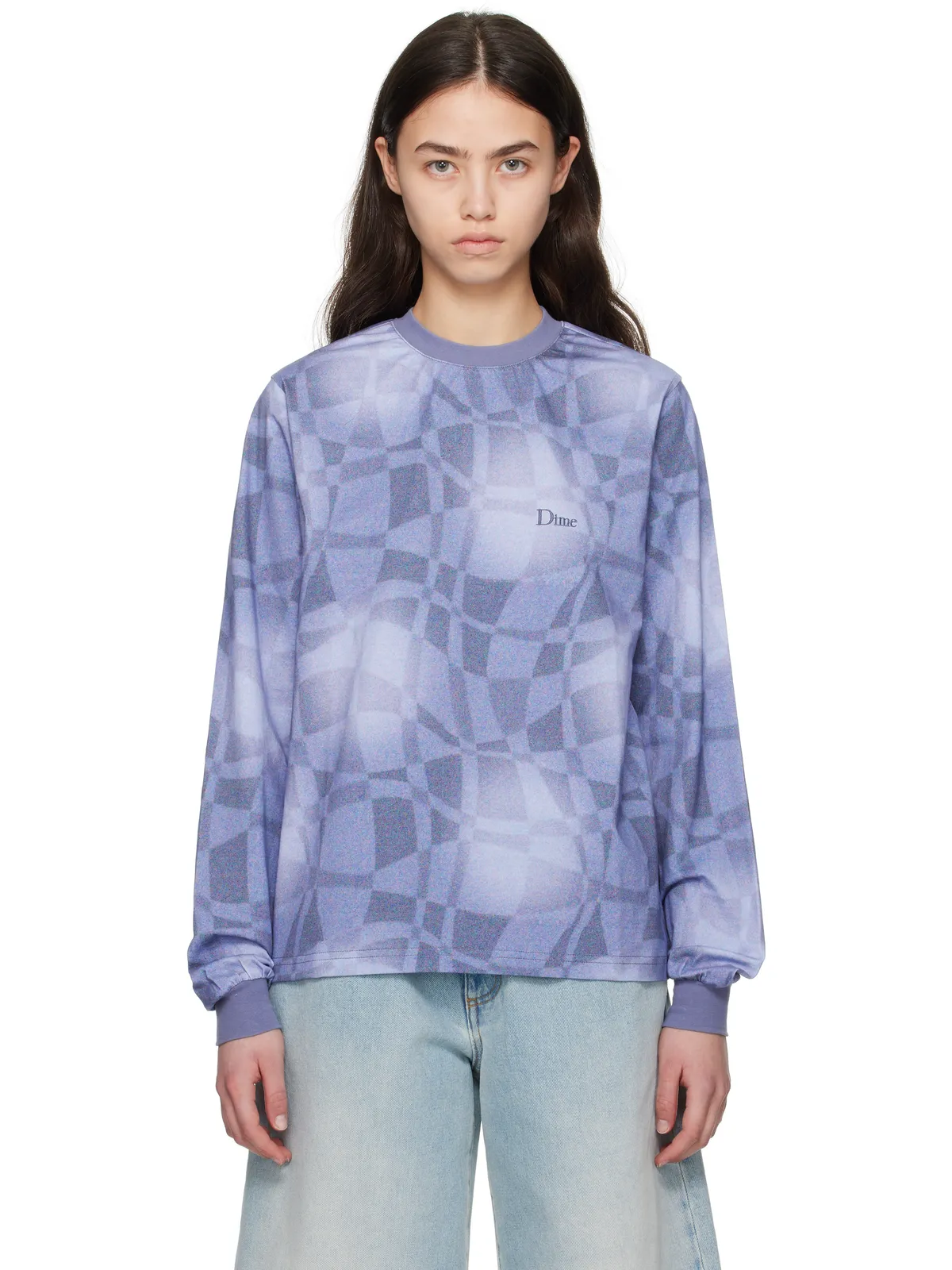 Dime Abstract LS Tシャツ - 画像1