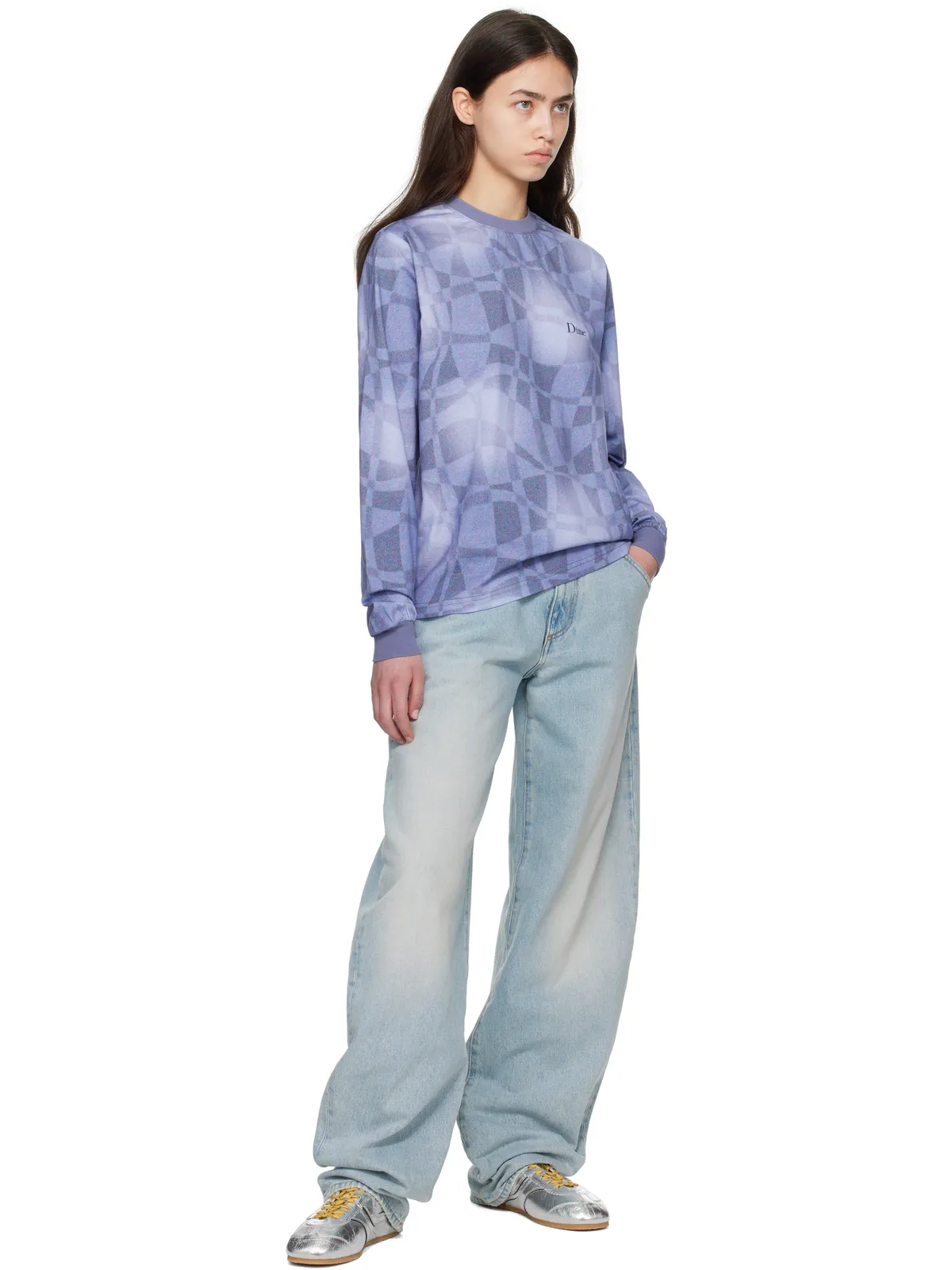 Dime Abstract LS Tシャツ - 画像4