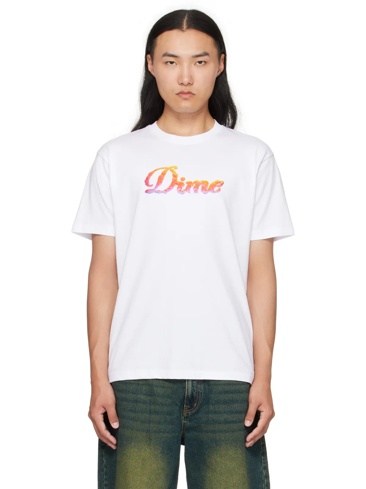 Dime Cursive Cloud Tシャツ - 画像1