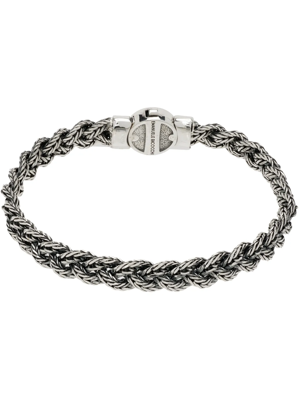 Emanuele Bicocchi Flat Braid スモール ブレスレット - 画像2