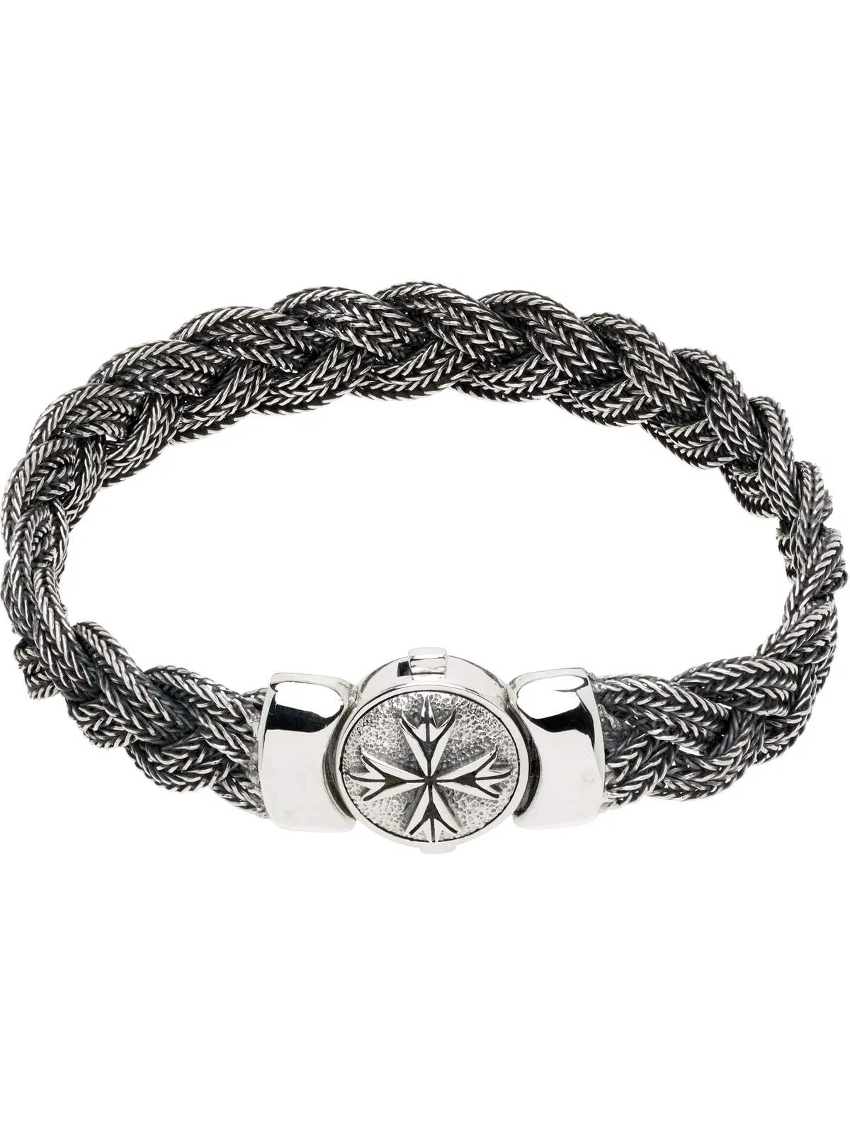 Emanuele Bicocchi Large Flat Braided ブレスレット - 画像1