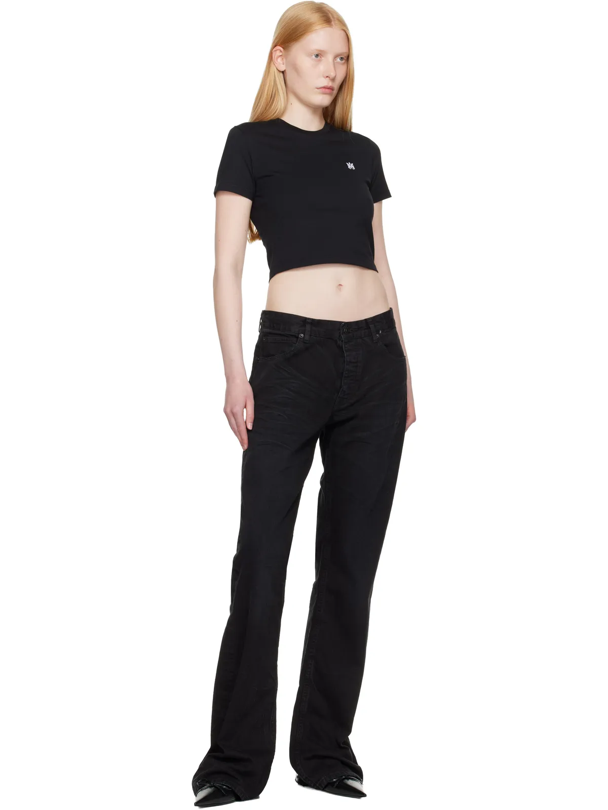 AMIRI MA Embroidered ベビーTシャツ - 画像4