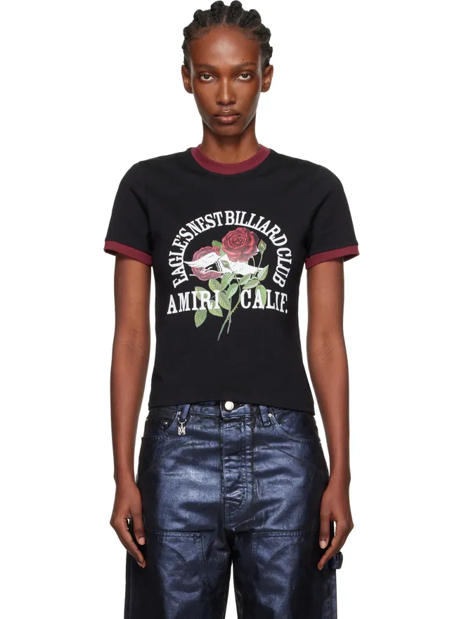 AMIRI AMIRI 'Eagle' リンガーTシャツの商品画像