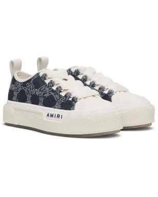 AMIRI MA Quad Denim Court ローカットスニーカー - サムネイル4