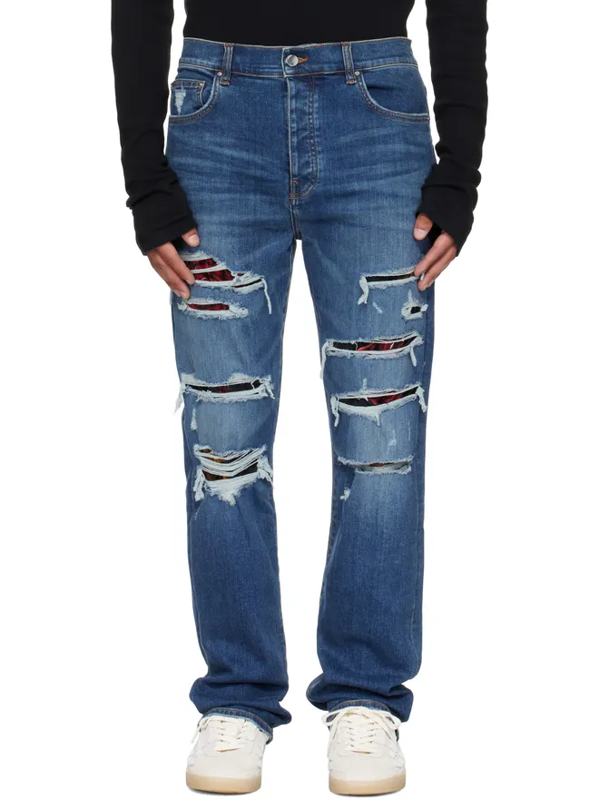 AMIRI AMIRI Floral Velvet Slim Thrasher ジーンズの商品画像