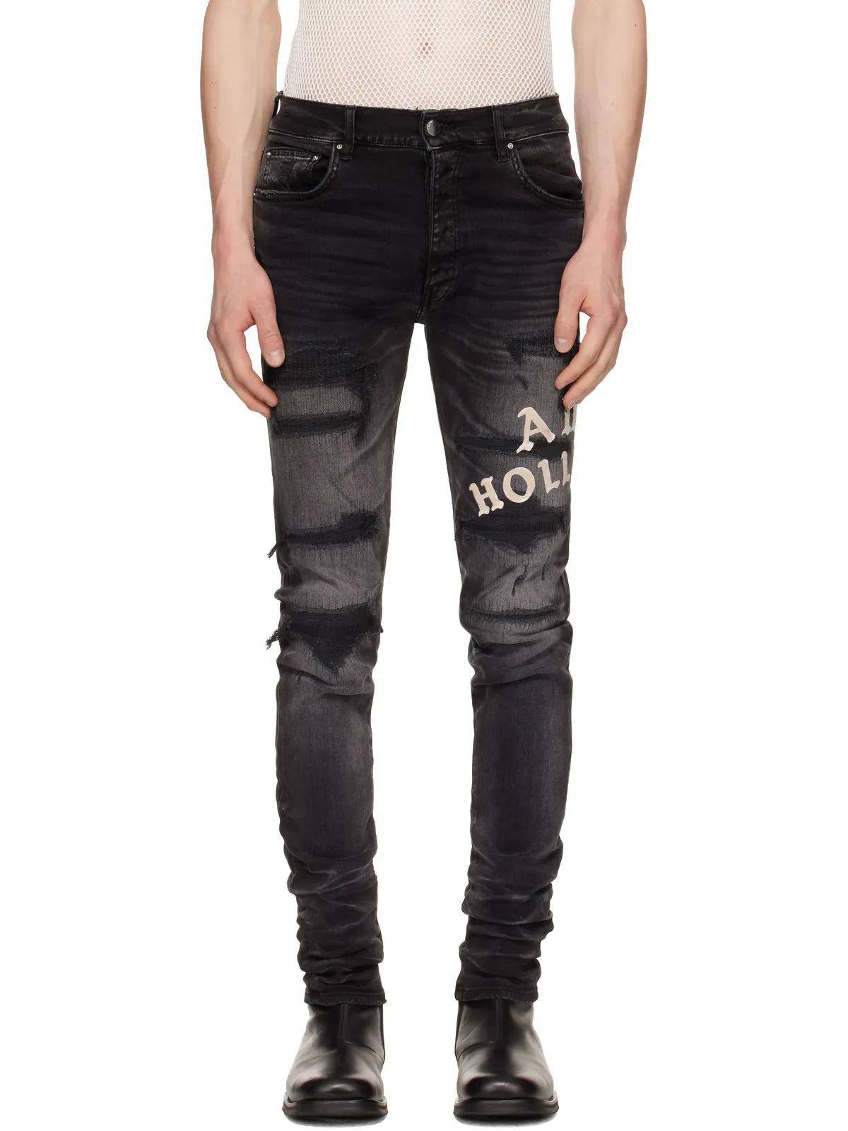 AMIRI 'AMIRI Hollywood' Repaired ジーンズ - 画像1