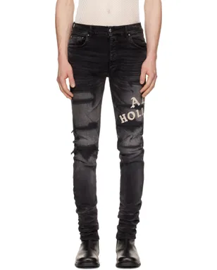 AMIRI 'AMIRI Hollywood' Repaired ジーンズ - サムネイル1