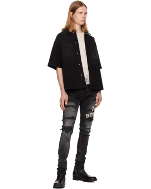 AMIRI 'AMIRI Hollywood' Repaired ジーンズ - サムネイル4