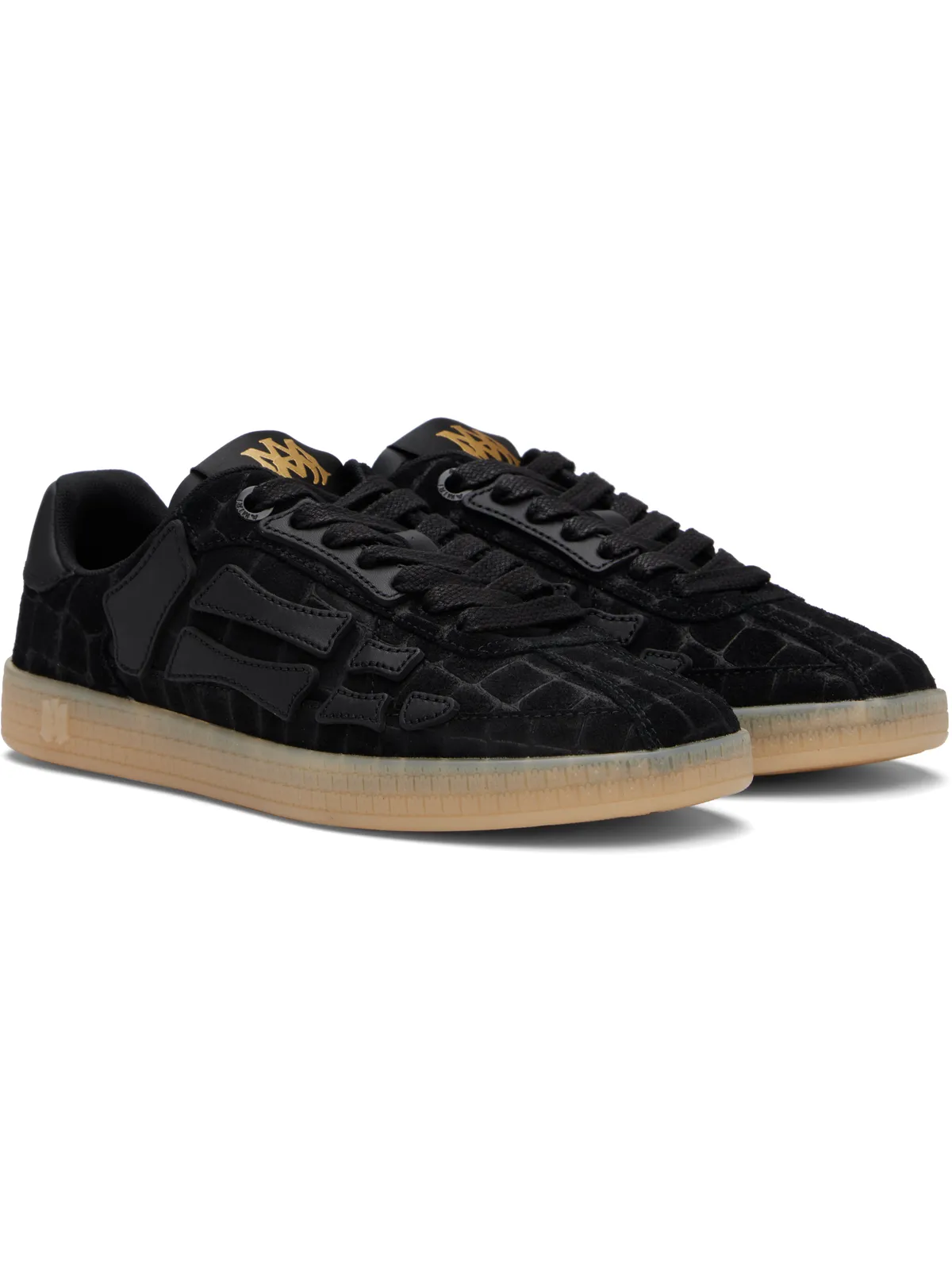 AMIRI Croc Debossed Pacific Bones スニーカー - 画像4