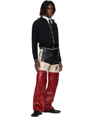 Enfants Riches Déprimés Tripping Light Moto レザーパンツ - サムネイル4