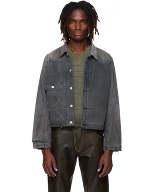 Enfants Riches Déprimés 'Type VII' Flannel Lined Denim ジャケット - サムネイル1
