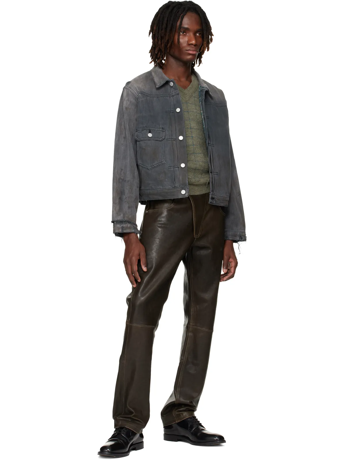 Enfants Riches Déprimés 'Type VII' Flannel Lined Denim ジャケット - 画像4
