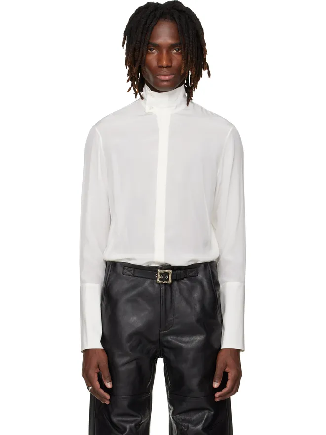 Enfants Riches Déprimés Enfants Riches Déprimés Kissing Button Cuff Napoleon Soiree シャツの商品画像
