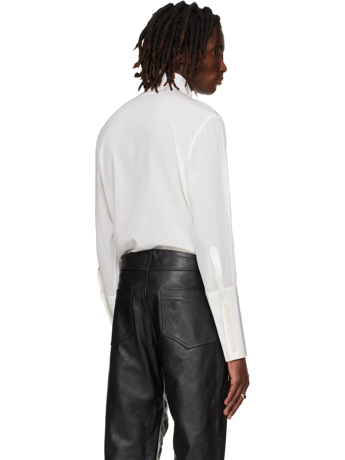 Enfants Riches Déprimés Kissing Button Cuff Napoleon Soiree シャツ - 画像3