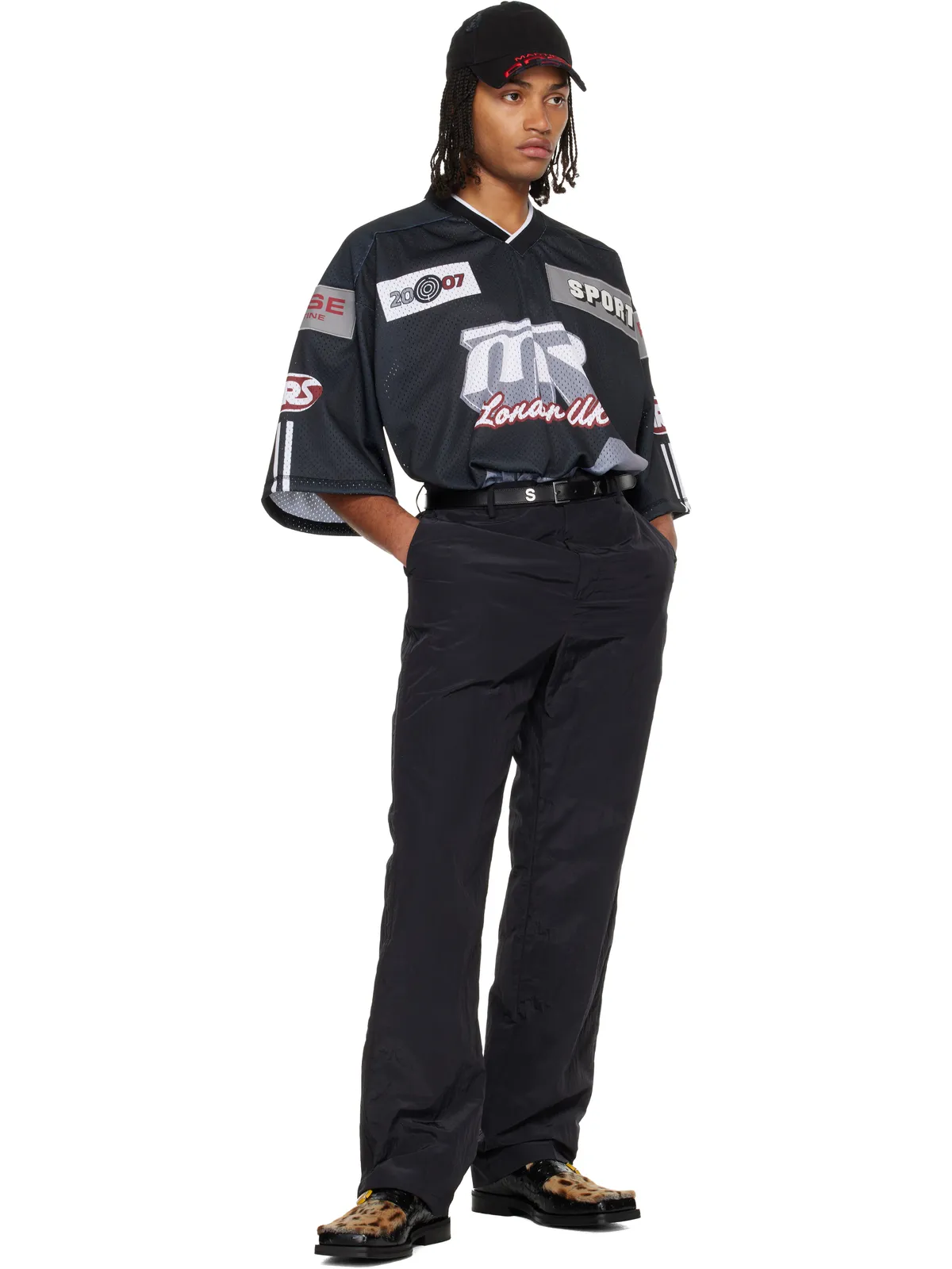 Martine Rose Hockey オーバーサイズ Tシャツ - 画像4