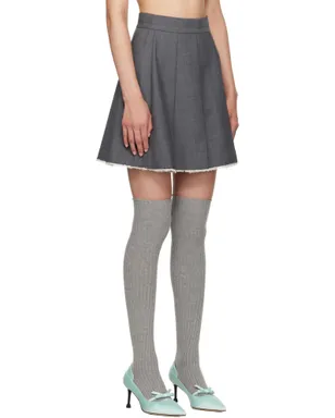 Shushu/Tong SSENSE限定 Raw Hem プリーツ ミニスカート - サムネイル2
