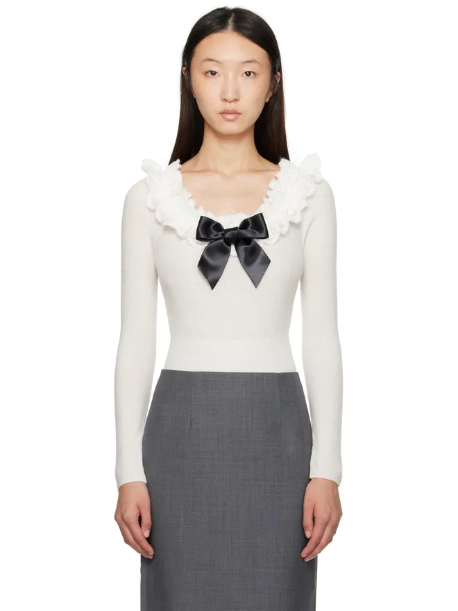 Shushu/Tong Shushu/Tong Neck-Embellished Knitwear ボディスーツの商品画像